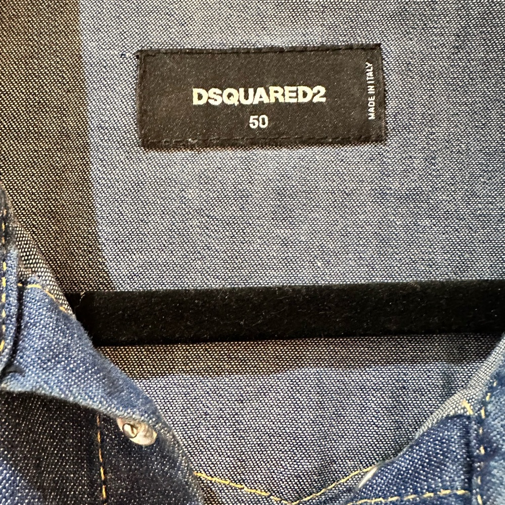 D-squared western Button-Up Shirt in Faded Blue - Picture 2 of 2